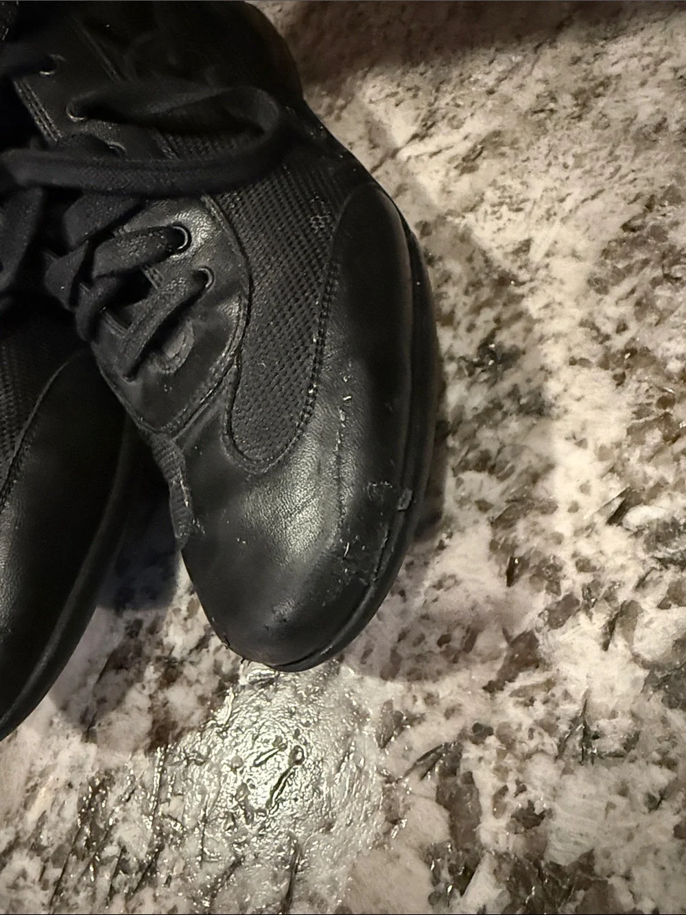 Yves Saint Laurent Black High-Top Lace & Strap Sneakers